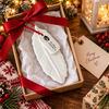 Custom Photo In Loving Memory Dog Memorial Feather Ceramic Ornament HO82 903794