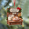 Custom Name Bread Baker Xmas Decor 2026 Acrylic Ornament Gift for Sourdough Lover TH10 171137