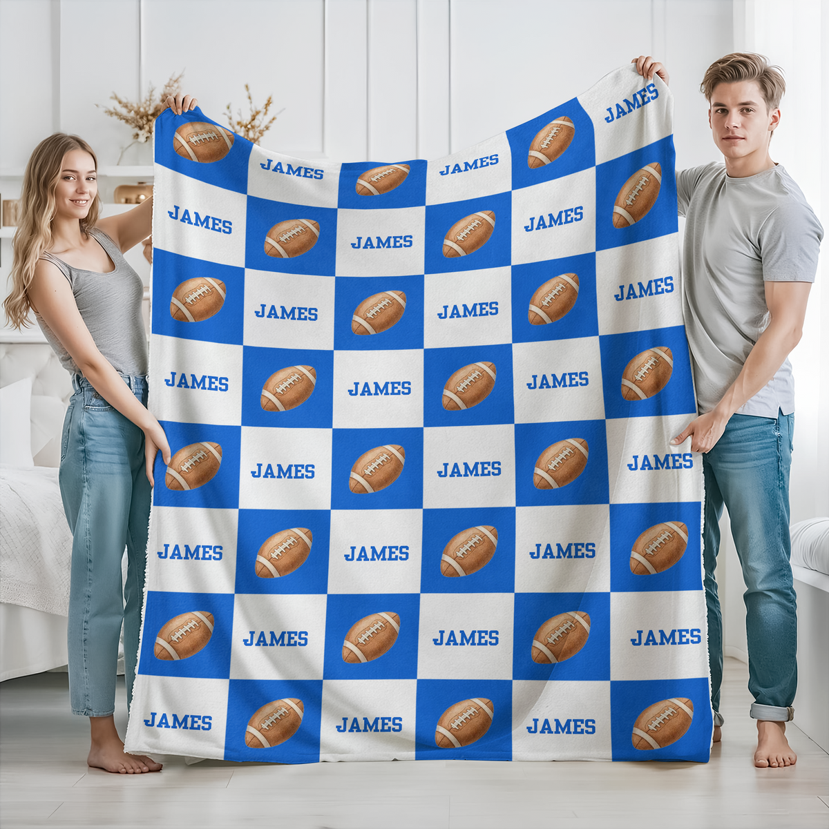 Custom Name Sports Blanket Perfect Gift Sports Lovers TH10 898281