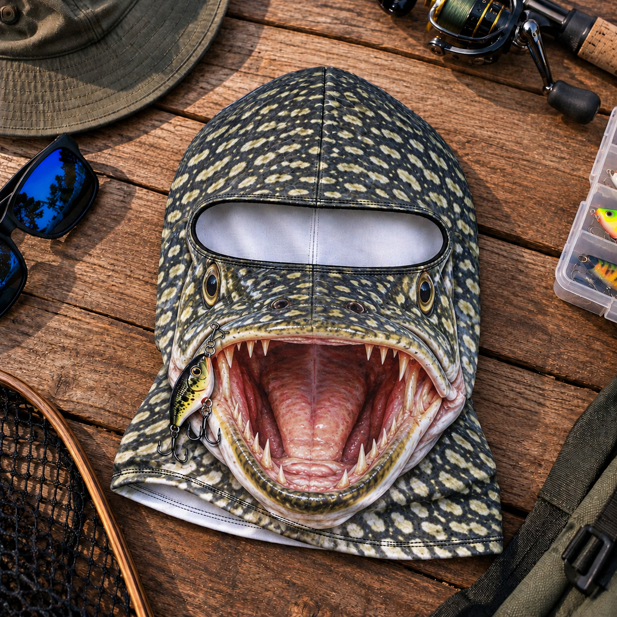 Funny Pike Mask For Fishing Lovers HO82 904030