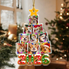 Custom Photo Dog With Christmas Tree Acrylic Ornament HO82 904154
