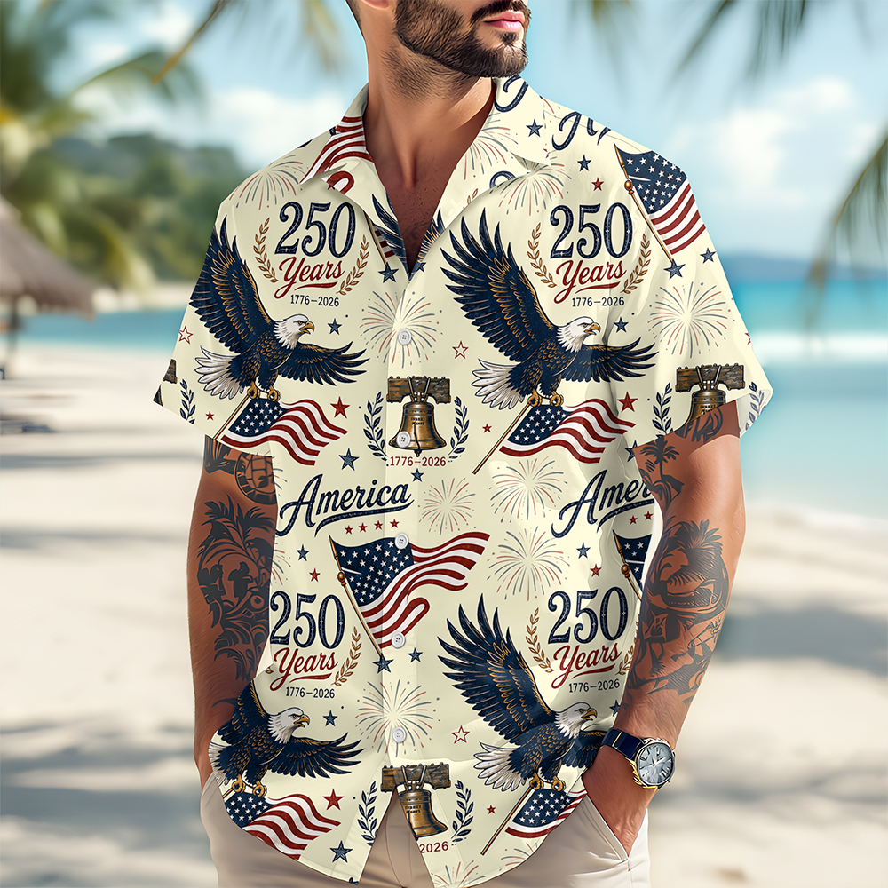 Personalized 250 Years America 1776-2026 Hawaii Shirt CH07 911782