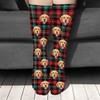 Custom Dog Photo Fluffy Socks Gift for Dog Lovers CH07 896274