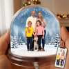Custom Family Photo Acrylic Snow Globe TH10 896499
