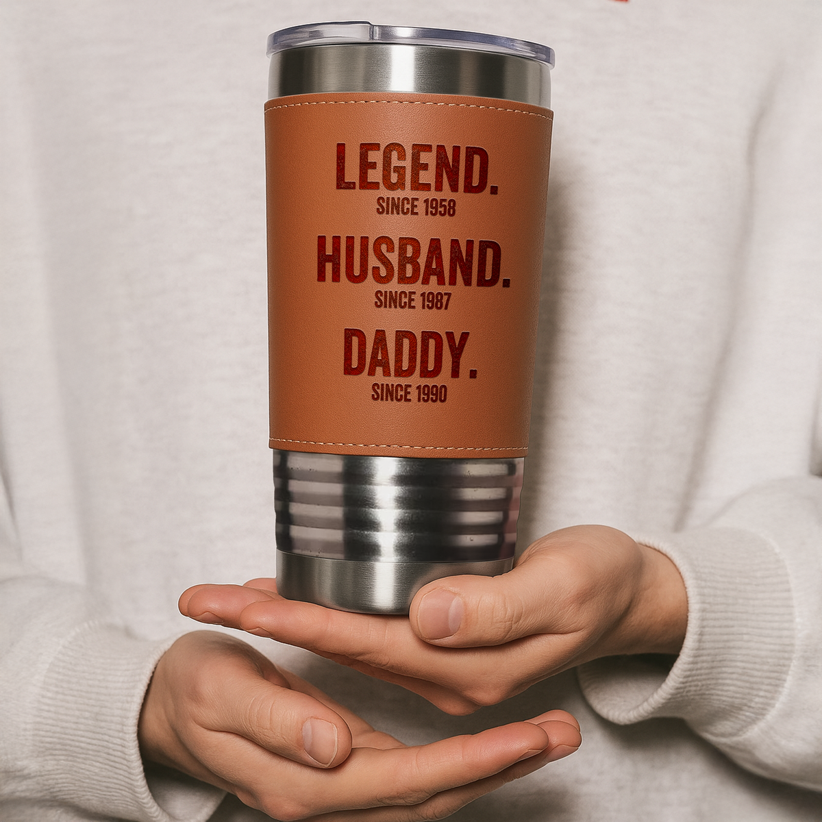 Legend Husband Daddy Leather Tumbler TH10 894055