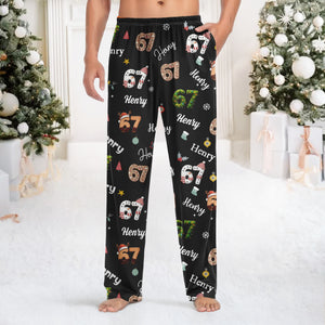 Custom Name Gen A Six Seven - 67 Meme Personalized  Sweatpants Christmas Gift HA75 898542