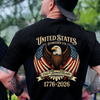 250 Years American Flag 250th Anniversary USA Back Shirt HA75 920926