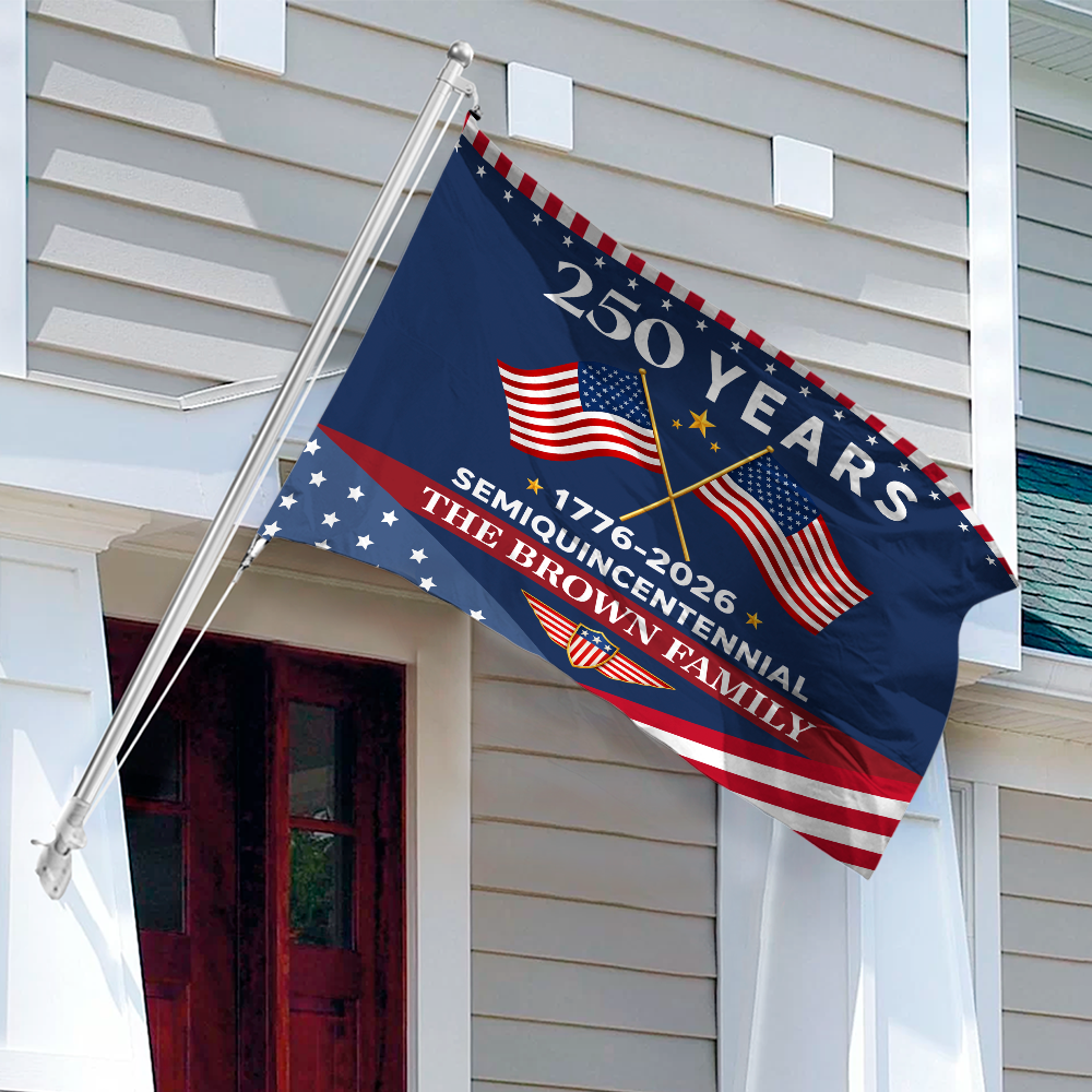 250 Years Semiquincentennial 1776-2026 America House Flag CH07 910184