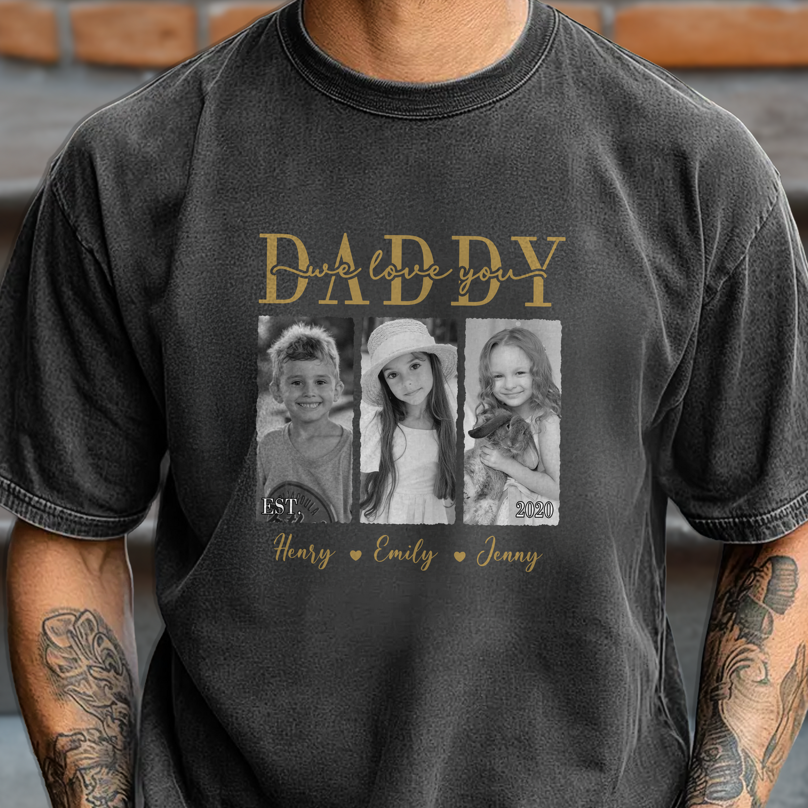Custom Photo Dad We Love You Comfort Shirt Personalized Father’s Day Gift CH07 911456