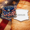 Faith, Family & Freedom America 250 Years Eagle Acrylic Pin CH07 911070
