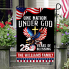 Custom Family Name 250 Years of Blessing America Garden Flag LM32 899011
