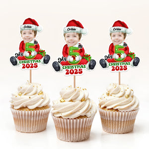 Custom Photo Santa Baby Christmas Cupcake Toppers LM32 893913