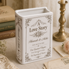 Personalized Wedding Ceramic Book Vase Romantic Book Flower Vase CH07 180402