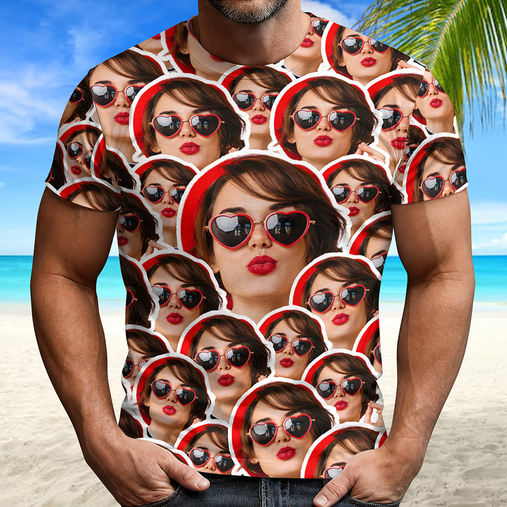 Custom Face Funny 3D Shirt Gift for Family & Friends HA75 922008