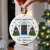 Personalized First Christmas At New Home Christmas Ceramic Ornament HA75 919272