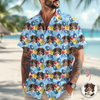 Custom Dog Cat Face Hawaii Shirt Personalized Cat Aloha Shirt HA75 921116