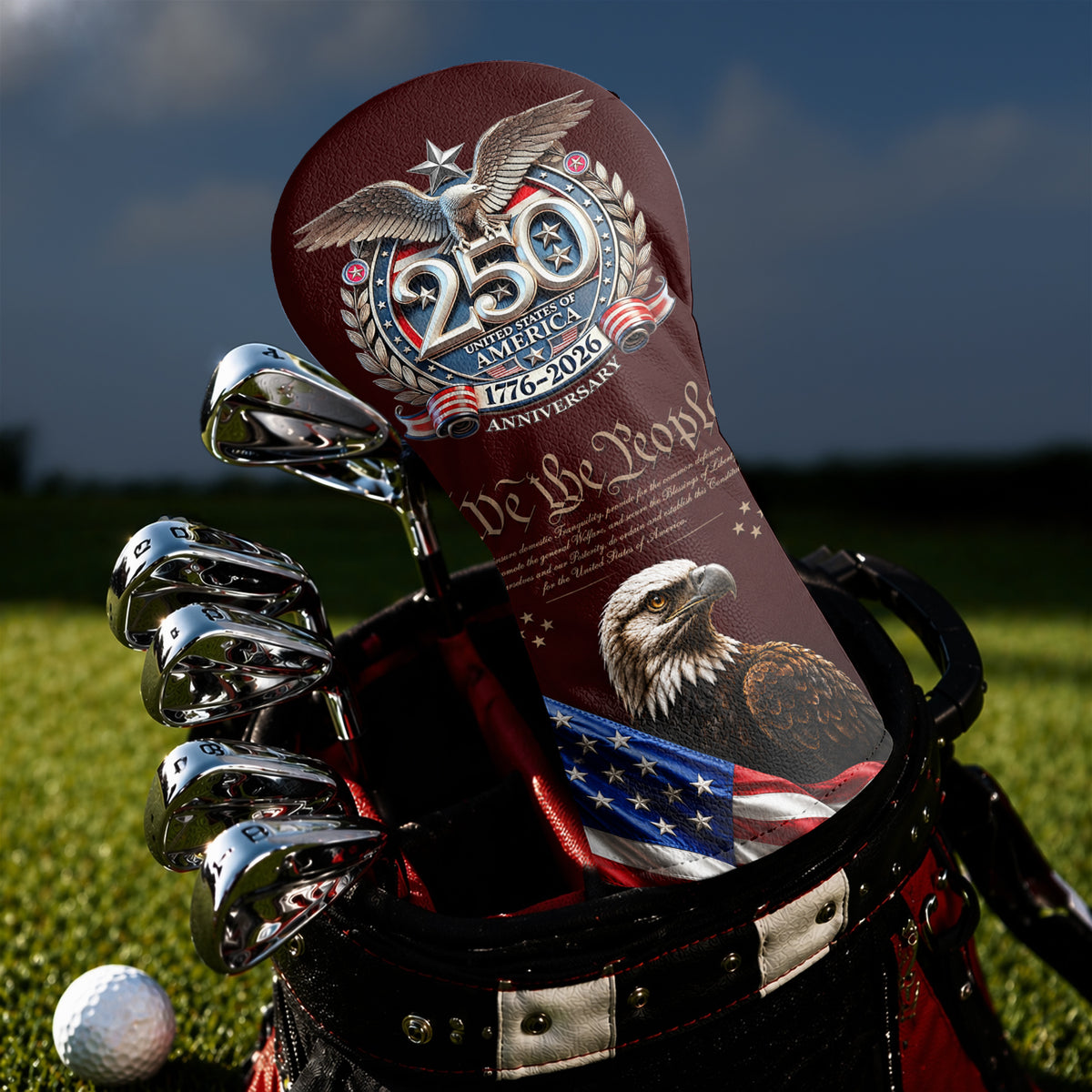 USA Eagles 250th Anniversary Semiquincentennial 1776-2026 Golf Head Cover - Gift For Golf Lovers LM32 668941
