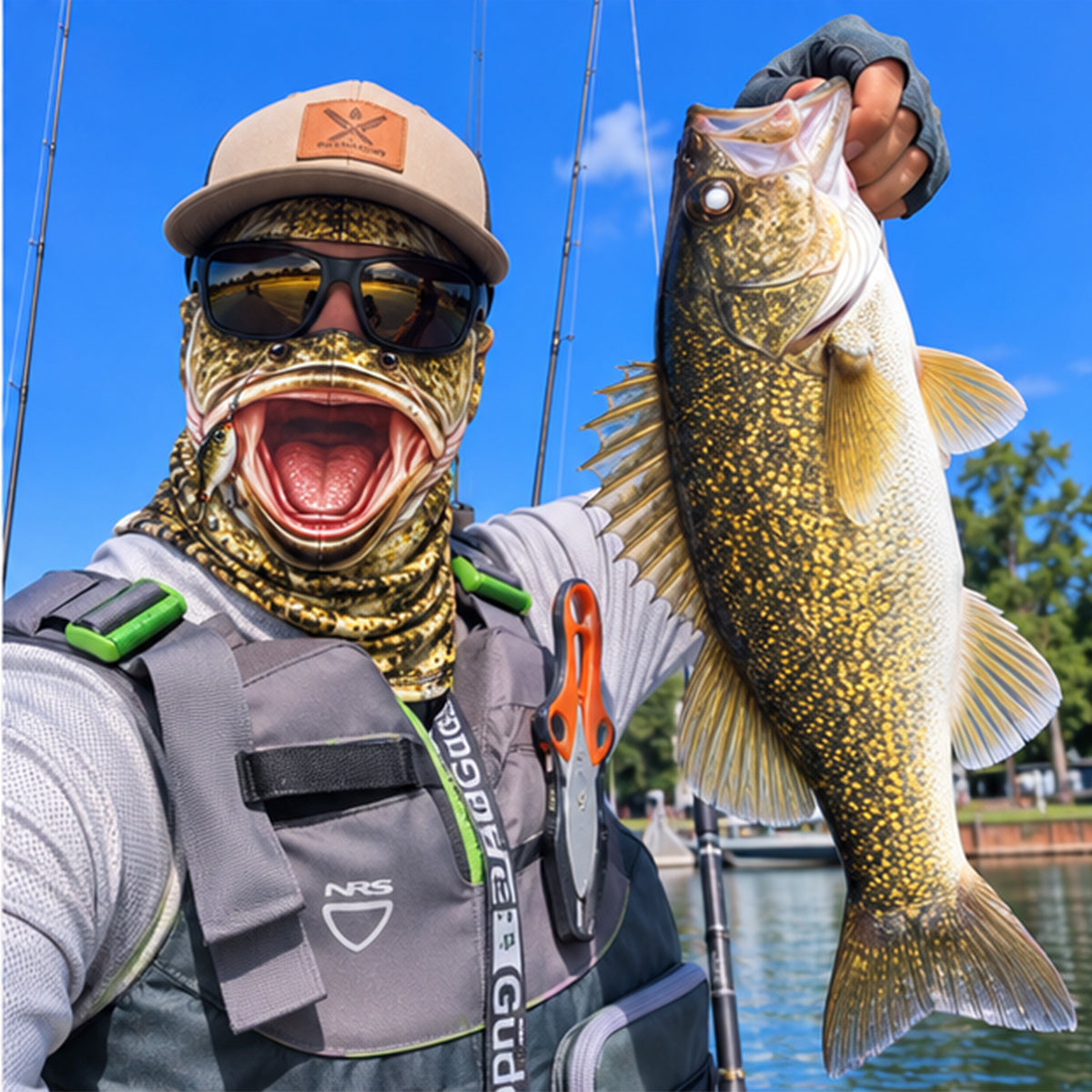 Funny Walleye Mask For Fishing Lovers HO82 904034