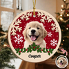 Custom Photo Dog Christmas - Personalized 2-Layered Wooden Ornament CH07 896862
