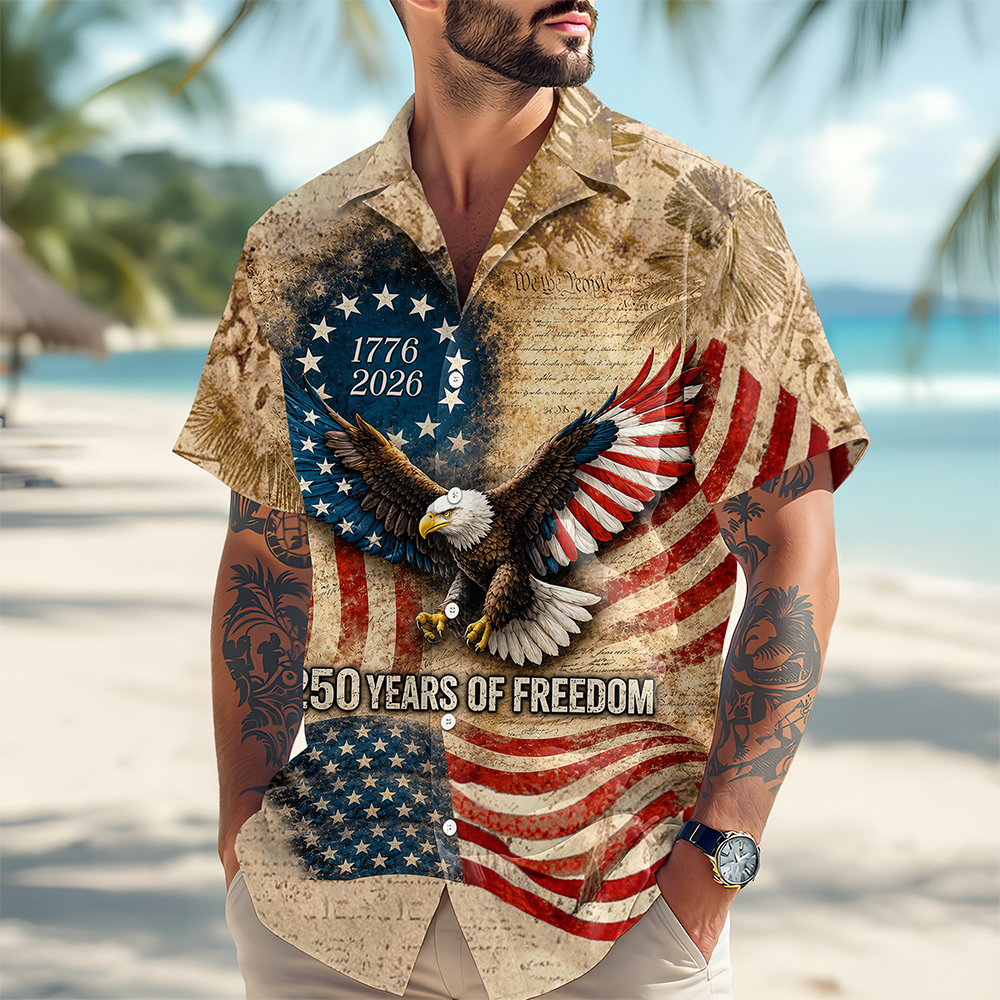 250 Years Of Freedom America Eagle Hawaii Shirt TH10 169763