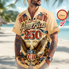 Custom Name USA 250th Anniversary 1776–2026 Eagle Hawaii Shirt TH10 169075