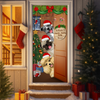 Custom Santa Photo Welcome To Our House Decoration Door Cover LM32 895675