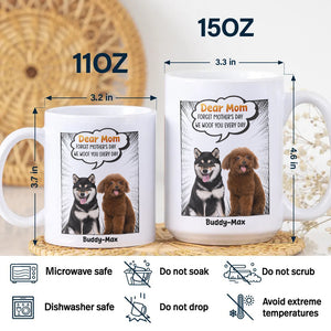 Forget Father’s Day We Woof You Every Day, Dog Personalized Mug, Gift for Dog Lover, Dog Owner HO82 894184