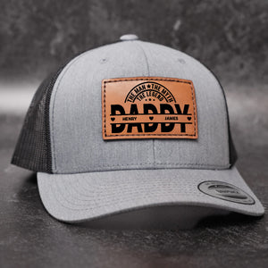 Personalized The Man The Myth The Legend Cool Dad Leather Patch LM32 893621