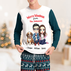 Personalized Merry Christmas With Pet Sleepwear HO82 900310