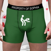 Personalized Funny Property Of Name Boxer Briefs Cheeky Gift for Husband & Boyfriend LM32 669859