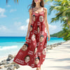 Custom Photo and Name I Love My Family V-Neck Cami Maxi Dress HA75 892150