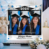 Custom Photo Class of 2026 Glitter Stars Graduation Backdrop, Personalized Congrats Graduate Party Decor LM32 899357