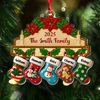 Custom Family Name Christmas Decor - Personalized Acrylic Ornament CH07 899494