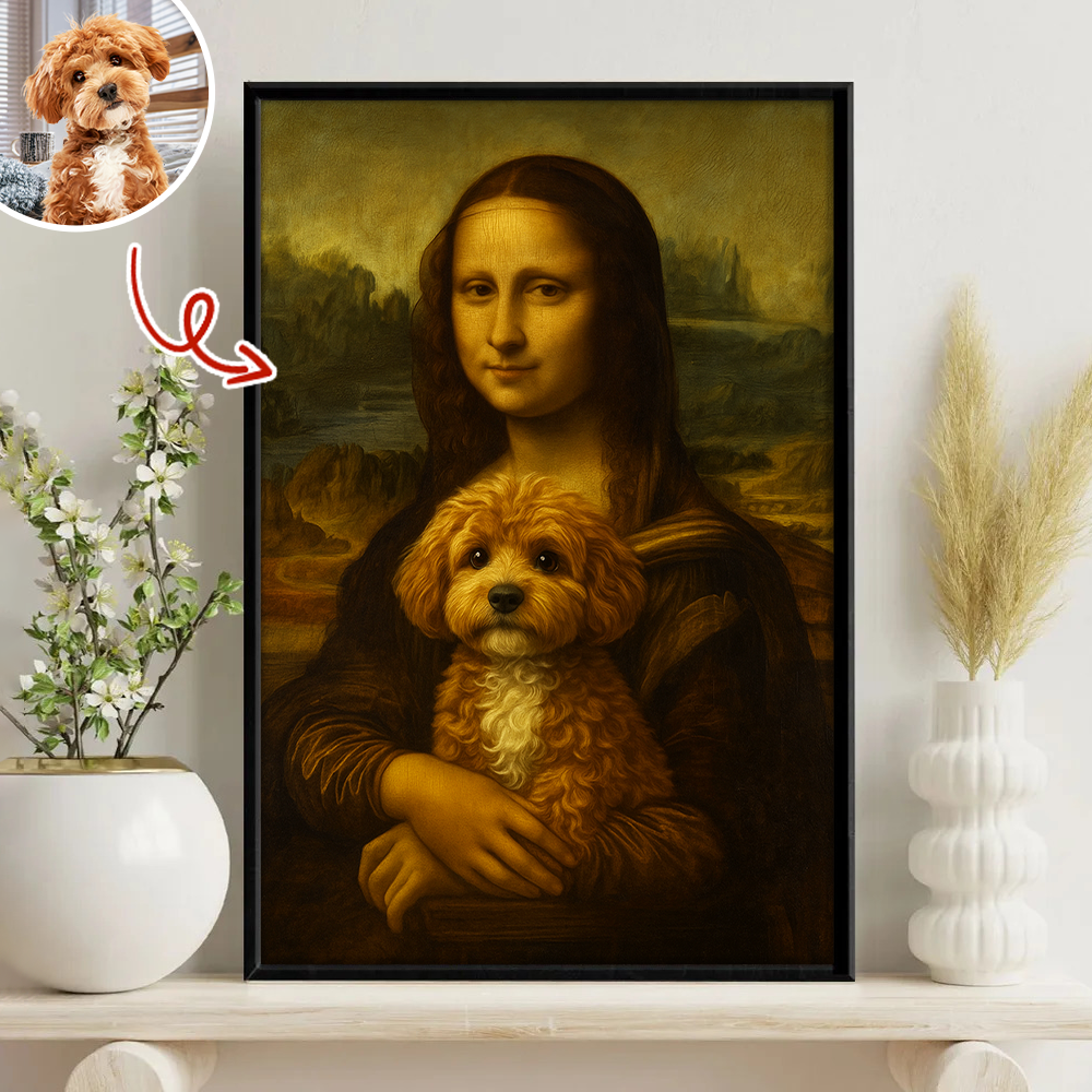 Custom Dog Photo Classical Style Poster Gift For Dog Lovers HO82 894586