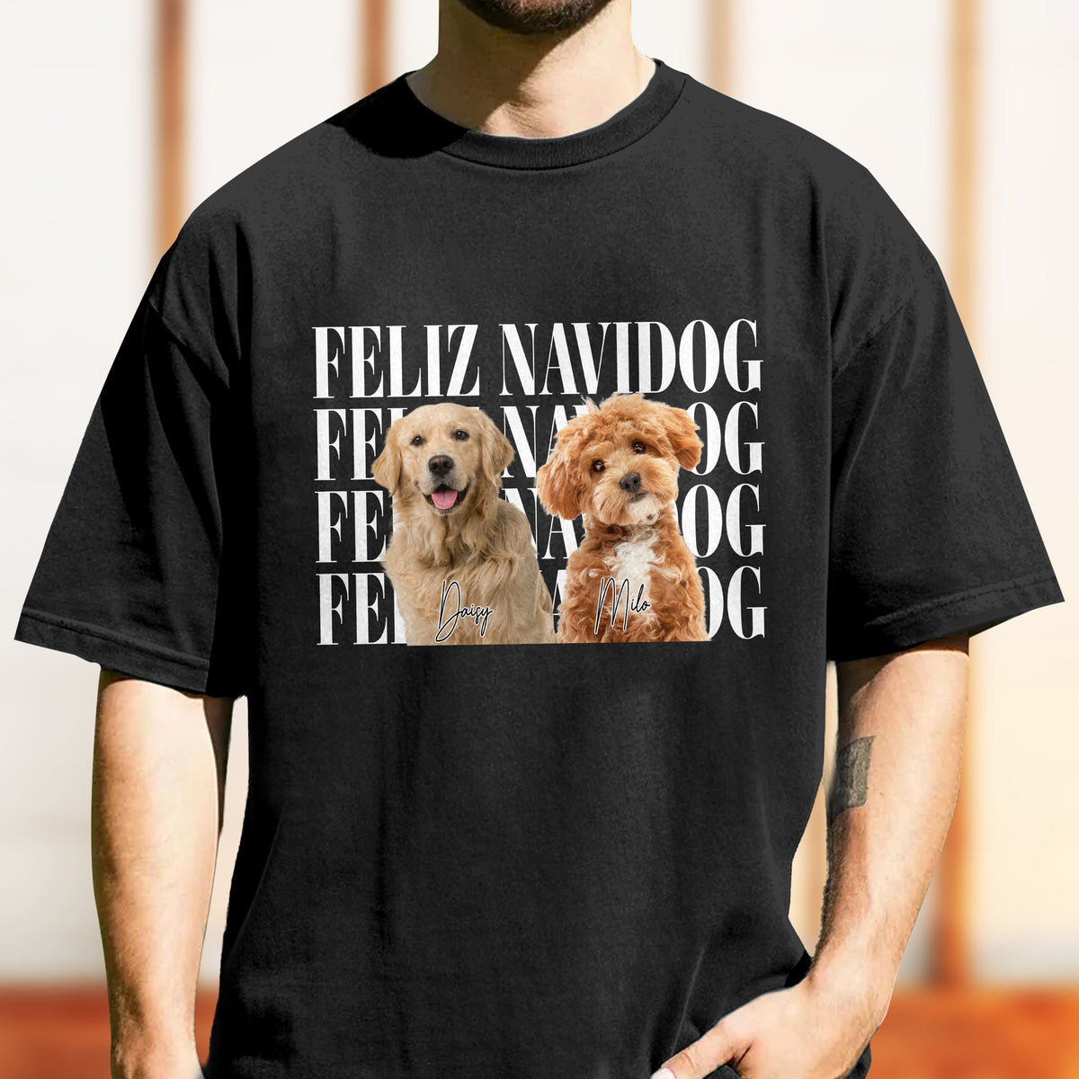 Personalized Vintage Photo Merry Catmas, Merry Woofmas Comfort Shirt, Gift For Pet Lovers LM32 669891