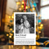 Custom Best Friend Photo Acrylic Ornament Gift For Bestie LM32 895505