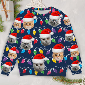 Custom Face Christmas Family Pet Funny Xmas Leds Ugly Sweater HA75 891390