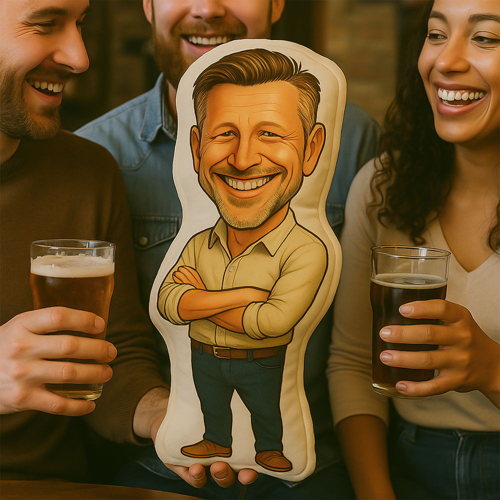 Custom Cartoon Photo Shaped Pillow Gift For Family CH07 895784