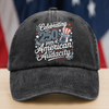 250 Years America 250th Anniversary USA 4th of July Washed Denim Baseball Cap HO82 894818