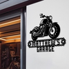 Personalized Motorcycle Garage Metal Sign CH07 896256