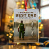 Personalized Hooked the Best Dad Ever Family Fishing Fun Acrylic Ornament LM32 895555