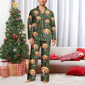 Custom Dog Photo For Christmas Pajamas TH10 896285