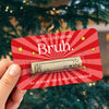 Personalized Santa Saw Your Wish List Money Gift Card Gift for Family & Friends LM32 669715
