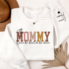 Custom Name This Mama Wears Her Heart On Her Sleeve - Personalized Sleeve Sweatshirt LM32 899091