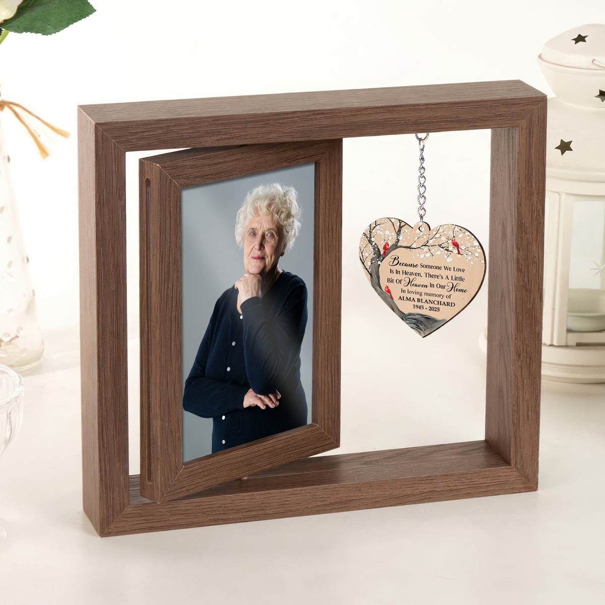 I'm Always With You Memorial Rotating Wooden Picture Frame TH10 894197
