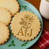 Personalised Wedding Cookie Stamp and Cutter Set CH07 180266