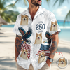 Custom Dog Photo USA 250 Anniversary Eagle 1776-2026 Hawaii Shirt TH10 898585
