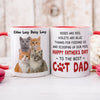 Custom Photo Thanks For Feeding Me Cat Lover Accent Mug TH10 892491