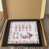 God Says I Am Name Letter In Bible Toile De Jouy Style - Personalized Picture Frame CH07 896820