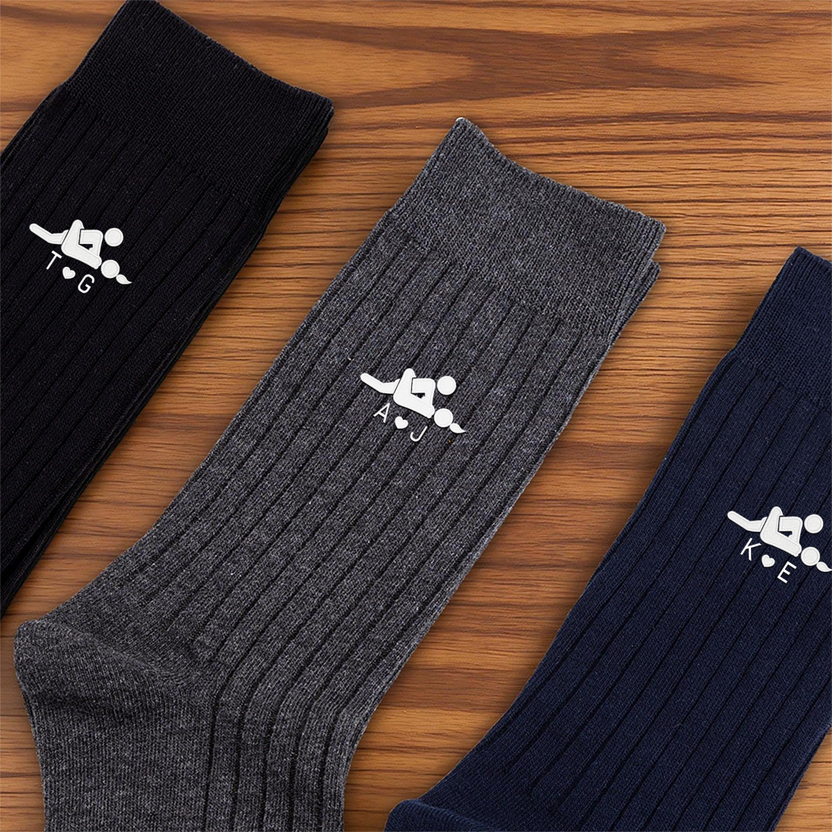 Personalized Funny Couple Embroidered Socks Gift for Husband, Boyfriend HO82 903394